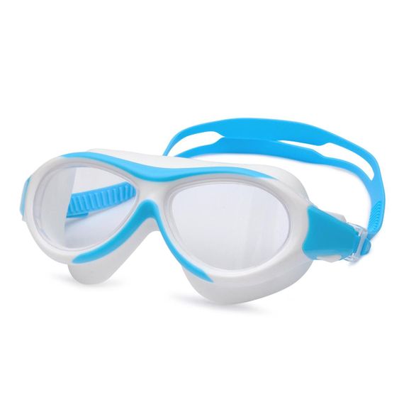 Детская маска для плавания Renvo Karu JR Anti-fog Белый Голубой OSFM (1SM100-0603)