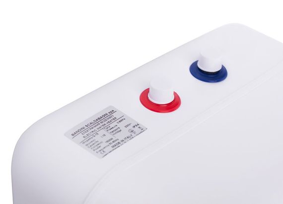 Водонагрівач Bandini Water Heaters Q 15 (U), 15 л,1500 Вт, "мокрий" ТЕН, під мийкою, квадратний, білий (000004562) | Зображення 1