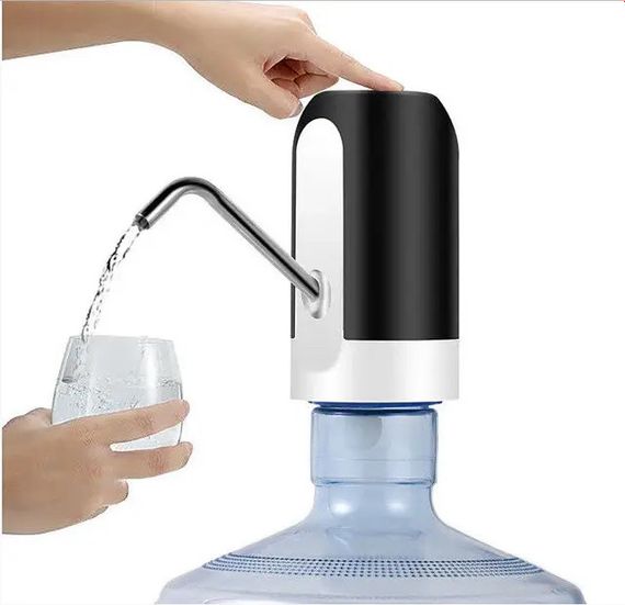 Помпа для води Automatice Water Dispenser з USB з акумулятором Чорна диспенсер для води | Зображення 5