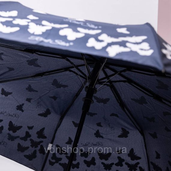 Парасолька напівавтомат з принтом міцна з поліестеру діаметр 97 см Синій HP-23-2BL | Зображення 6