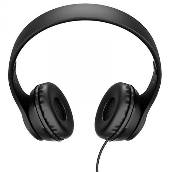 Накладные наушники BOROFONE BO5 (3.5mm/1.2m) Черный | Зображення 1