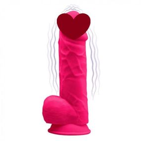 Фаллоимитатор с вибрацией SilexD Norman Vibro Pink (MODEL 1 size 8,5in), двухслойный, диаметр 5см Sex Aura