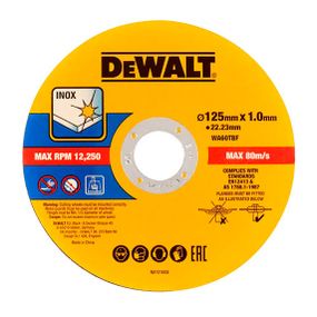 Круг відрізний по металу DeWALT 125*1*22.23  DT20598