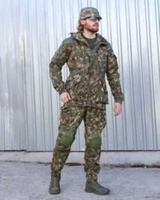 Костюм Гірка-5 зимовий на флісі Хижак з наколінниками и налокотниками