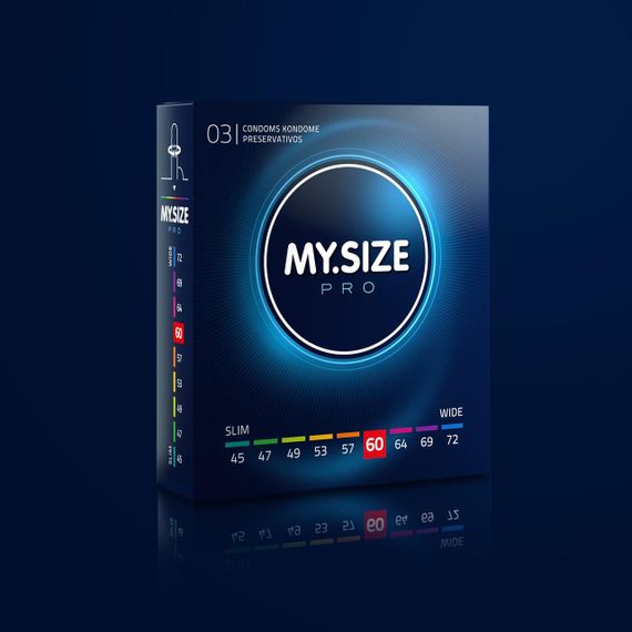 Презервативи - My.Size Pro 60, 3 шт. Sex Aura