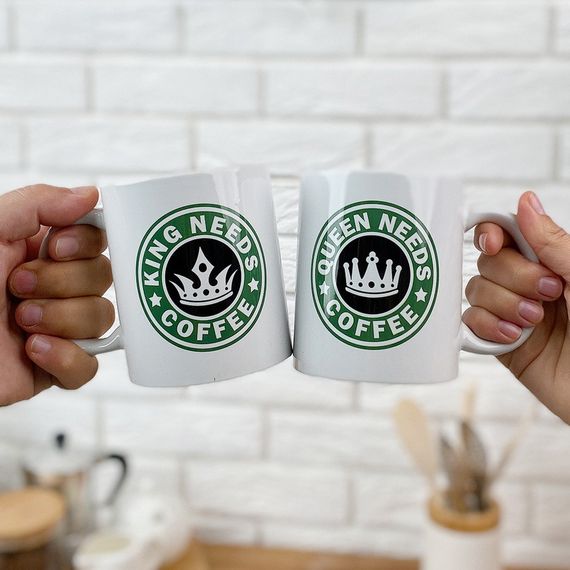 Парные кружки Need coffee 330 мл (KR2_18A018) | Зображення 1