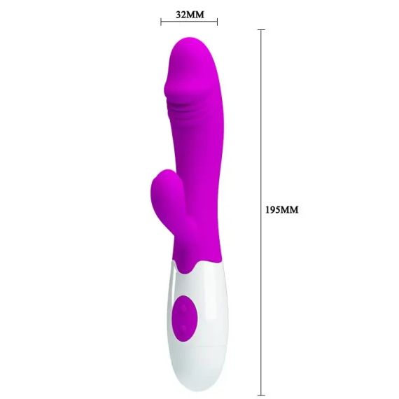 Вібратор з клітеральною стимуляцією Pretty Love Snappy Purple Sex Aura | Зображення 6
