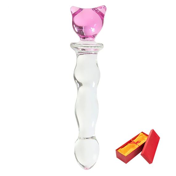 Скляна анальна пробка у подарунковій упаковці | Зображення 2