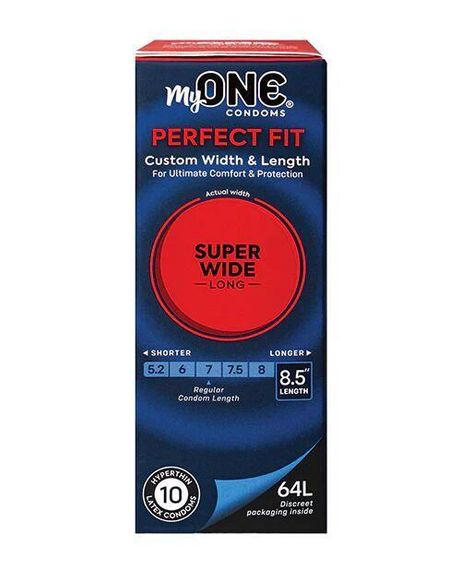 Презервативы MyONE Super Wide & Long 10 шт, картонная коробка Sex Aura