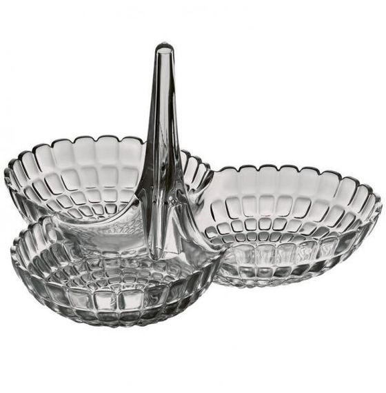 Менажниця Guzzini Tiffany 19920092 25х15,5х23,5 см сіра