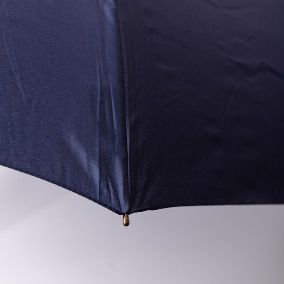 Парасолька автоматична з дерев'яною ручкою класична з поліестеру діаметр 116 см  Синя HP-23-8BL | Зображення 7