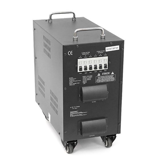 Стабілізатор напруги Conter MSER-15KVA/12KW- 400V-V2 трифазний, сервопривід, монтажу підлоги, LED дисплей, діапазон 225-450V, | Зображення 1