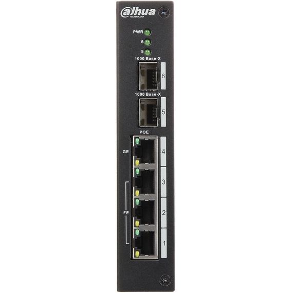 Комутатор мережевий Dahua DH-PFS4206-4P-96 | Зображення 2