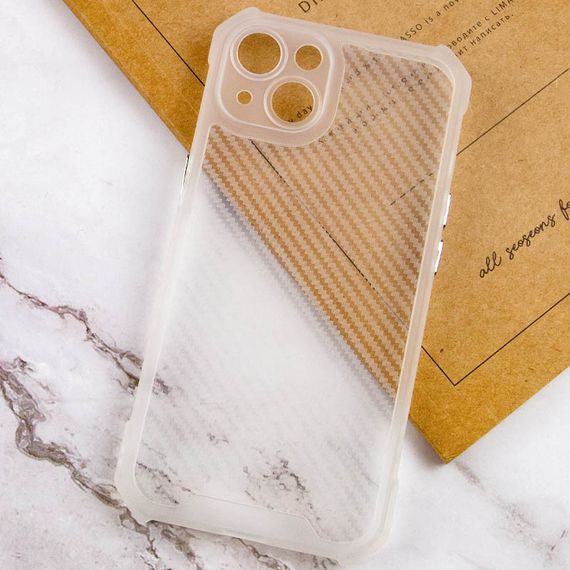 Чохол TPU Ease Carbon color series для Apple iPhone 13 (6.1") Матовий / Прозорий | Зображення 2