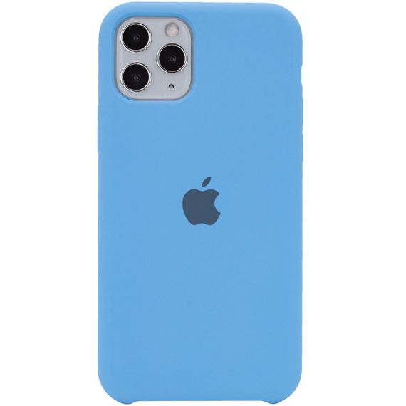 Чохол Silicone Case (AA) для Apple iPhone 11 Pro Max (6.5") Блакитний/Cornflower