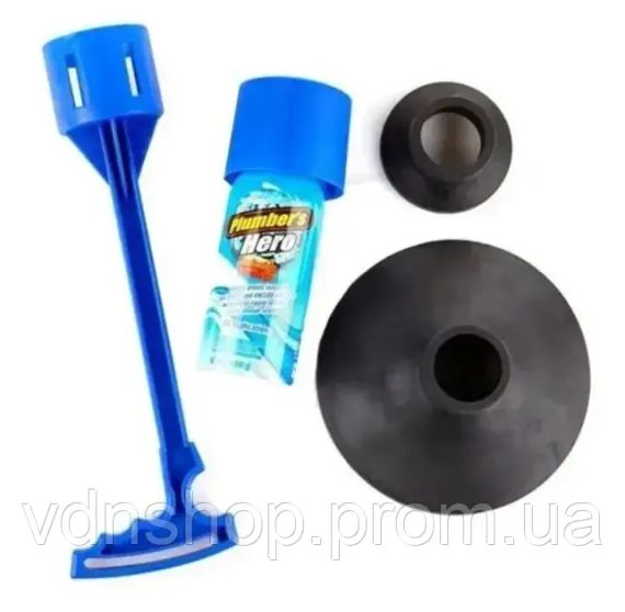 Вантуз Plumber Hero ART-0247 набор для прочистки унитаза и канализационных труб | Зображення 2