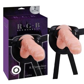 CH52307 Страпон ремневий з реалістичною насадкою Sex Harness 8.5 " JAMES DEEN s Cnisa
