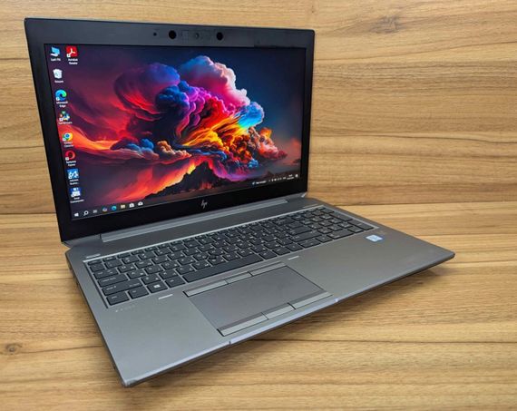 Мобільна робоча станція Б-клас HP zBook 15 G6 / 15.6" (1920x1080) IPS / Intel Core i7-9850H (6 (12) ядер по 2.6 - 4.6 GHz) / 16 GB DDR4 / 256 GB SSD / nVidia Quadro T2000, 4 GB GDDR5, 128-bit / Fingerprint / WebCam / Windows  б/в + Подарунок Миша / USB | Зображення 6