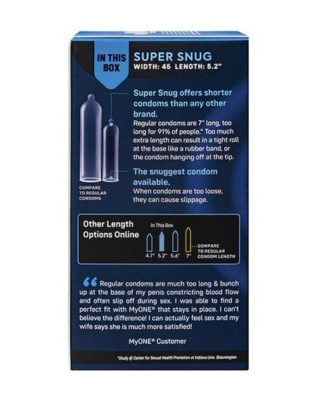 Презервативы MyONE Super Snug 10 шт, картонная коробка | Зображення 3