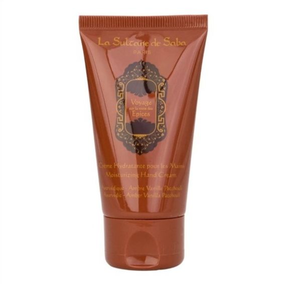 Крем для рук з ароматом амбри, ванілі та пачулі LA SULTANE DE SABA Hand Cream Ayurvedique (50 ml)