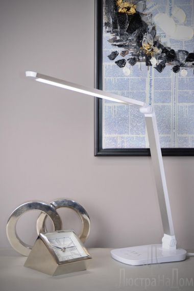 Настольная лампа на гибкой ножке сенсорная SL-60 10W WH | Зображення 3