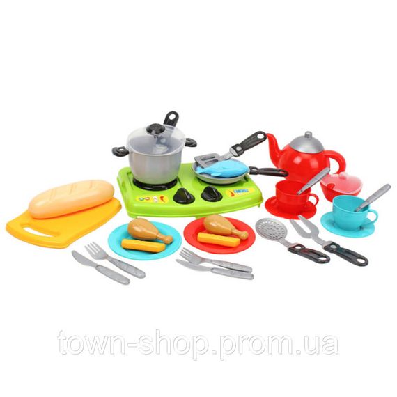 Детский игровой набор "Кухня" 3366TXK 31 аксессуар, коробка | Зображення 1