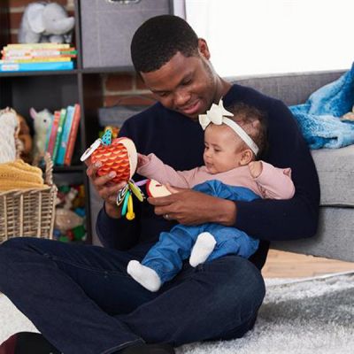 Игрушка на коляску Lamaze Яблочко с прорезывателем (L27383) | Зображення 4