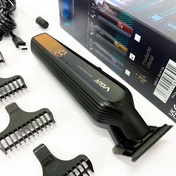 Электрическая машинка для стрижки с насадками VGR, Машинка для стрижки волос и бритья NZ-43 | Зображення 3