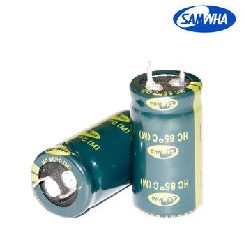 2200mkf - 100v  HC 25*40  SAMWHA, 85°C конденсатор електролітичний