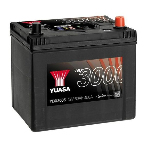 Аккумулятор Yuasa 12V 60Ah SMF Battery Japan YBX3005