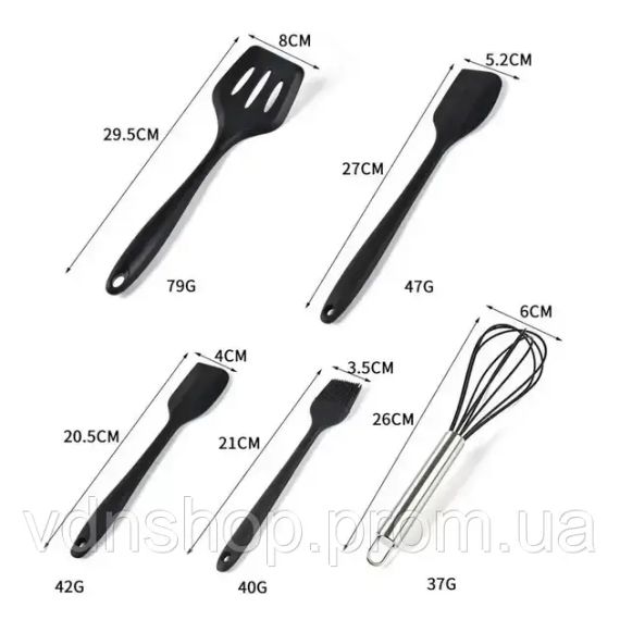 Кухонний силіконовий набір Kitchen Sets 5в1 | Зображення 1