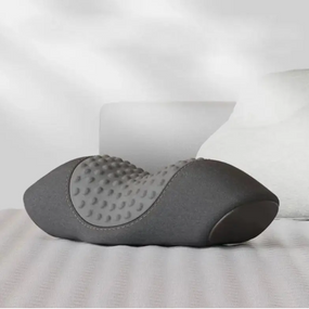 Массажная подушка для шеи мягкая PILLOW, компактный размер, работает от USB