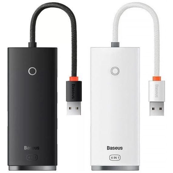 Перехідник HUB Baseus Lite Series 4in1 (USB-A to USB3.0*4) (0.25m) (WKQX03)