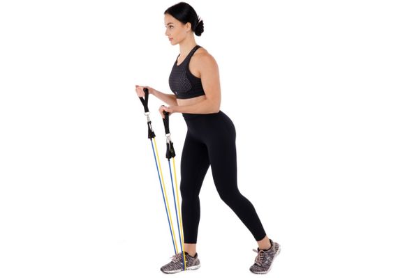 Набір гумових джгутів-еспандерів Бубновського EasyFit для фітнесу та реабілітації з 5 шт (EF-6333) | Зображення 6