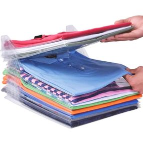 Органайзер для зберігання одягу 10 шт (34,5х29,5 см) EZSTAX / Набір органайзерів для зошитів, документів / Органайзер в шухляду та