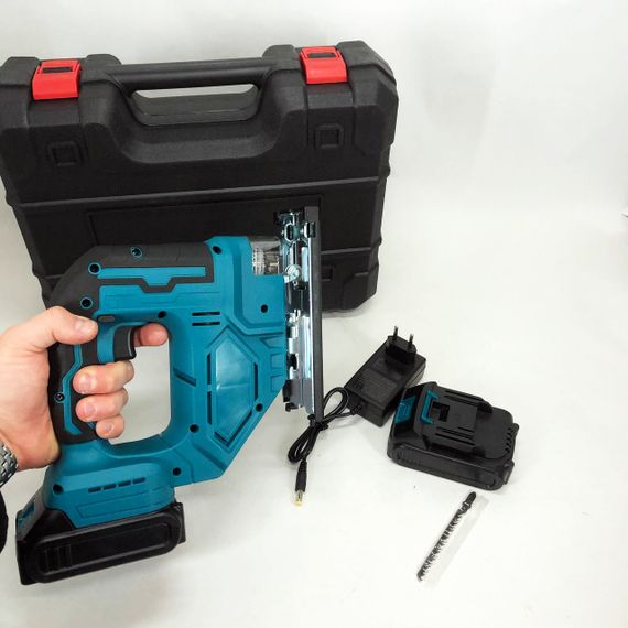 Акумуляторний безщітковий лобзик 24V з 2 АКБ у пластиковому кейсі з регулюванням швидкості та кута нахилу MV-55 | Зображення 2