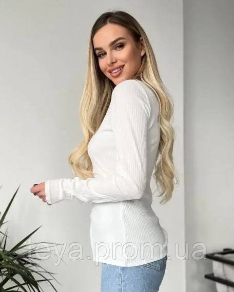 Свитер цвет молочный размеры S, M, XL, L FI_006941 | Зображення 1