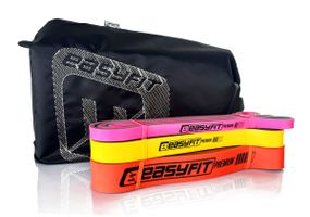 Набір двошарових гумок для підтягування EasyFit Premium 7-45 кг (3 шт) (EF-7453s)