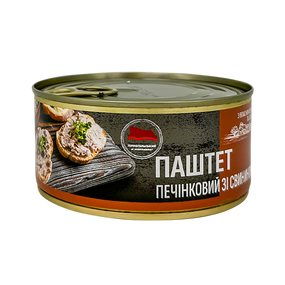 Паштет печеночный со свининой Тернопольский мясокомбинат 310 г