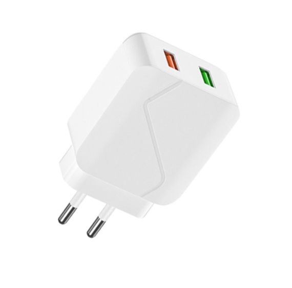 Зарядний пристрій WUW-C134 (USB QC 3.0+USB 2.1A)