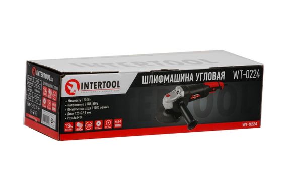Угловая шлифмашина Intertool - 1200 Вт x 125 мм (WT-0224) | Зображення 4