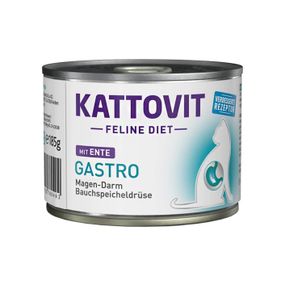 Вологий корм для котів із захворюваннями ШКТ Kattovit Veterinary Gastro Duck, 185 гр