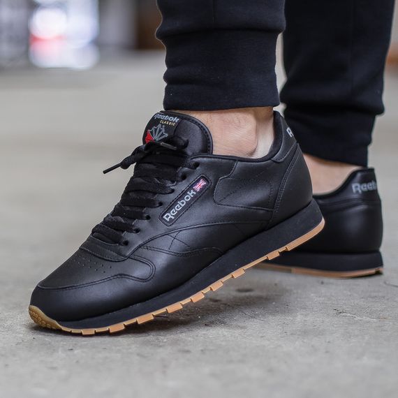 Кросівки Reebok Classic Leather Чорний 42,5 (1014729798) | Зображення 2