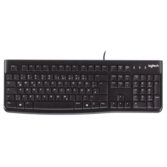 Клавіатура Logitech Keyboard K120 EOM UKR Black