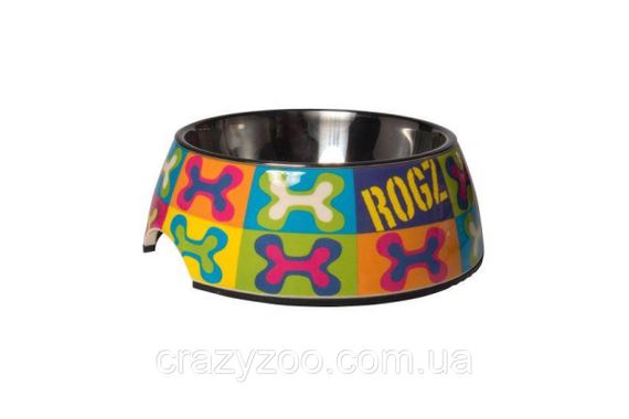 Миска для собак Rogz Bubble Pop Art поп арт 700 мл 20834 | Зображення 1