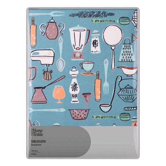 Скатертина ARDESTO Cookery 140х180см, 90% поліестер, 10% бавовна (ART08CK)