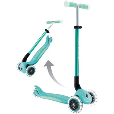 Самокат Globber Elite колеса з підсвіткою М&apos;ятний (839-206) | Зображення 1