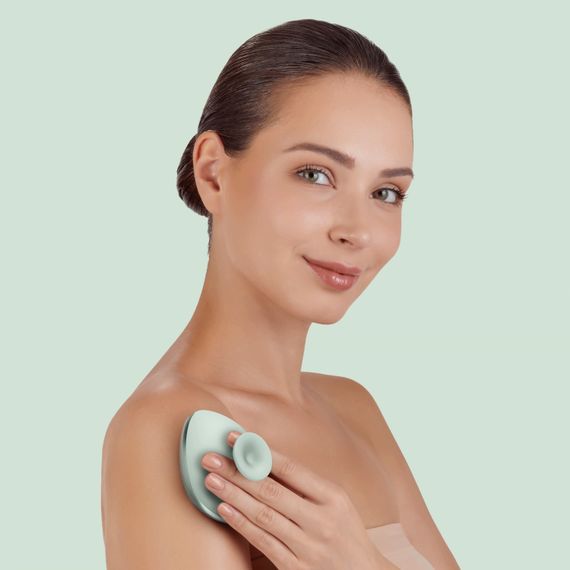 Щетка для тела GESKE Body Brush metal 4в1 starlight, Зеленый | Зображення 3