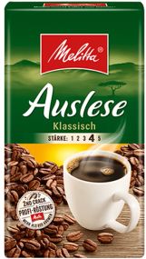 Кава мелена натуральна Melitta Auslese, 500г , Німеччина купаж робусти та арабіки