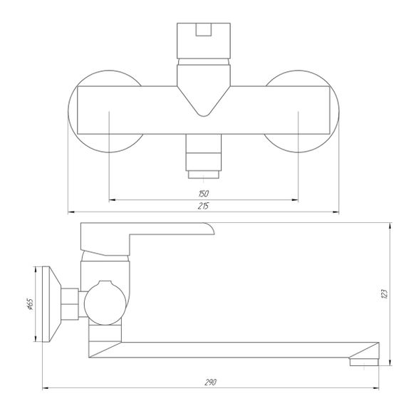 Змішувач для кухні DOMINO PRESTIGE DPS-104 | Зображення 1